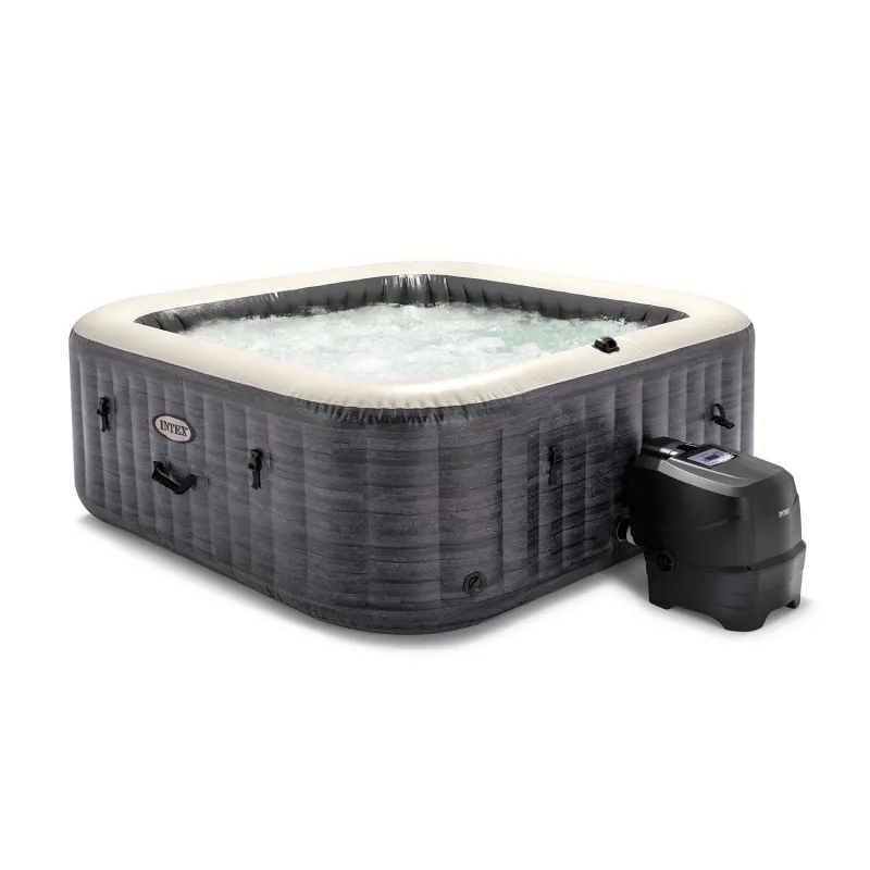 SPA hinchable con hidromasaje, diseño elegante y fácil manejo, perfecto para relajarse