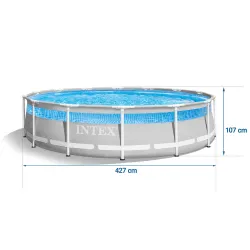 Piscina de jardín 427 x 107 cm, perfecta para juegos al aire libre