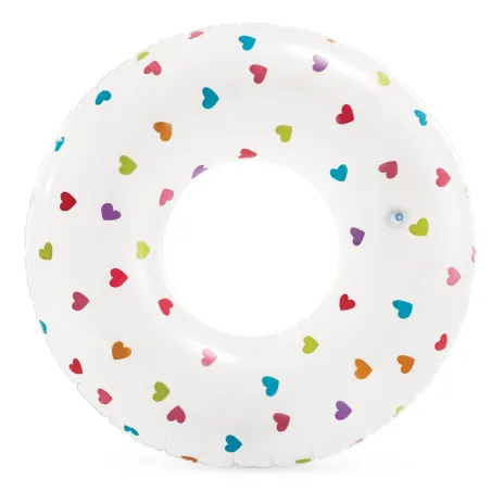 Flotador de natación en forma de corazón 81 cm de material resistente
