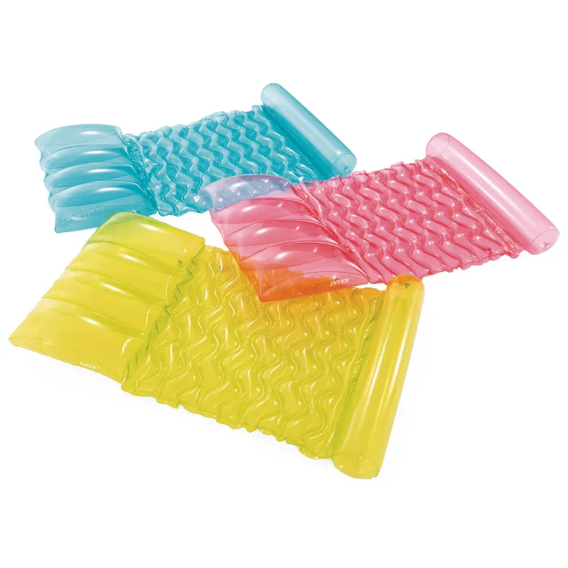 Colchón de natación rosa, ideal para niños y adultos en juegos acuáticos