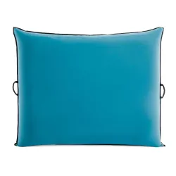 Colchón hinchable Luxe Lounge en azul, perfecto para el verano