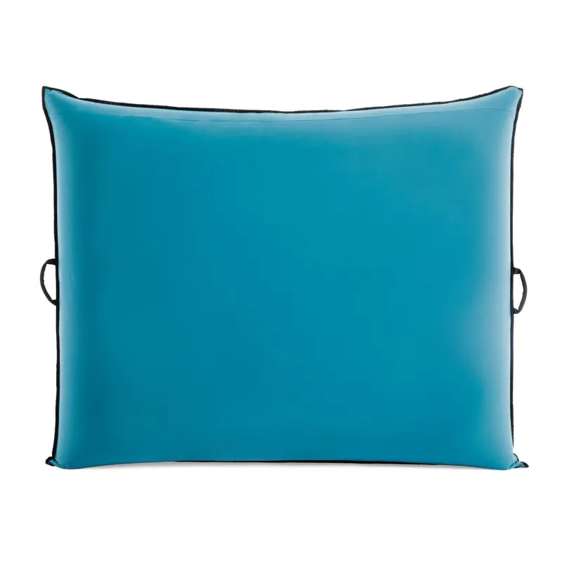 Colchón hinchable Luxe Lounge en azul, perfecto para el verano