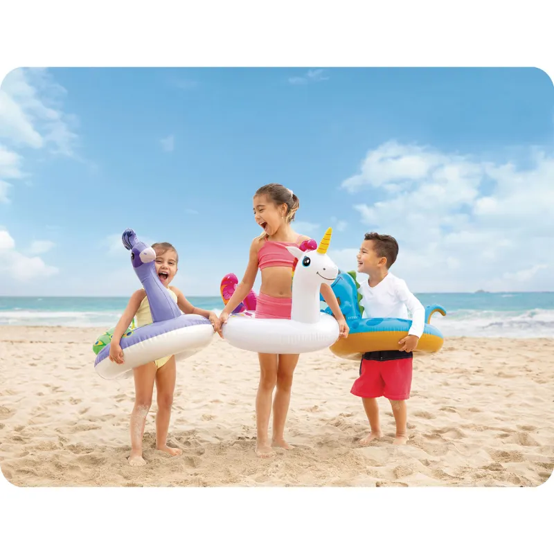 Flotador pavo real INTEX 58221, ideal para usar en el jardín