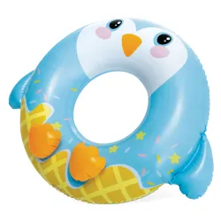 Flotador resistente de pingüino 81 cm, ideal para niños