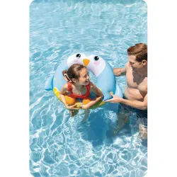 Flotador pingüino 81 cm, ideal para divertirse en el jardín