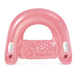 Sillón de natación rosa, ideal para relajarse en la playa