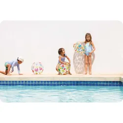 Balón de playa hinchable para niños, 51 cm, perfecto para juegos en el agua