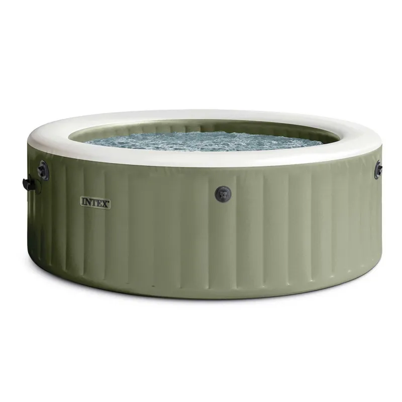 SPA hinchable con hidromasaje, material duradero, uso cómodo
