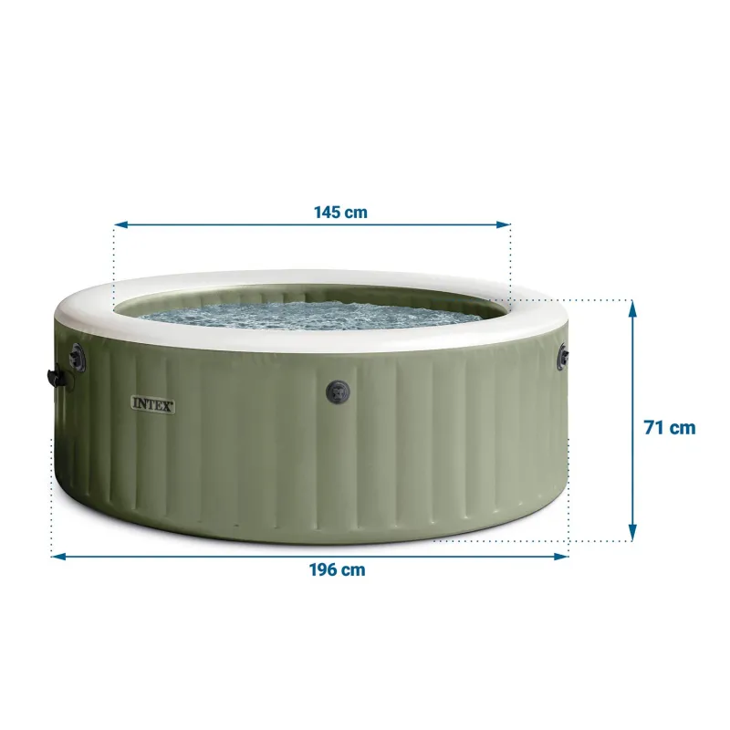 SPA hinchable con hidromasaje, excelente para reuniones familiares y con amigos