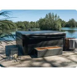 SPA hinchables Oslo para 6 personas, cómodo y fácil de usar en el jardín