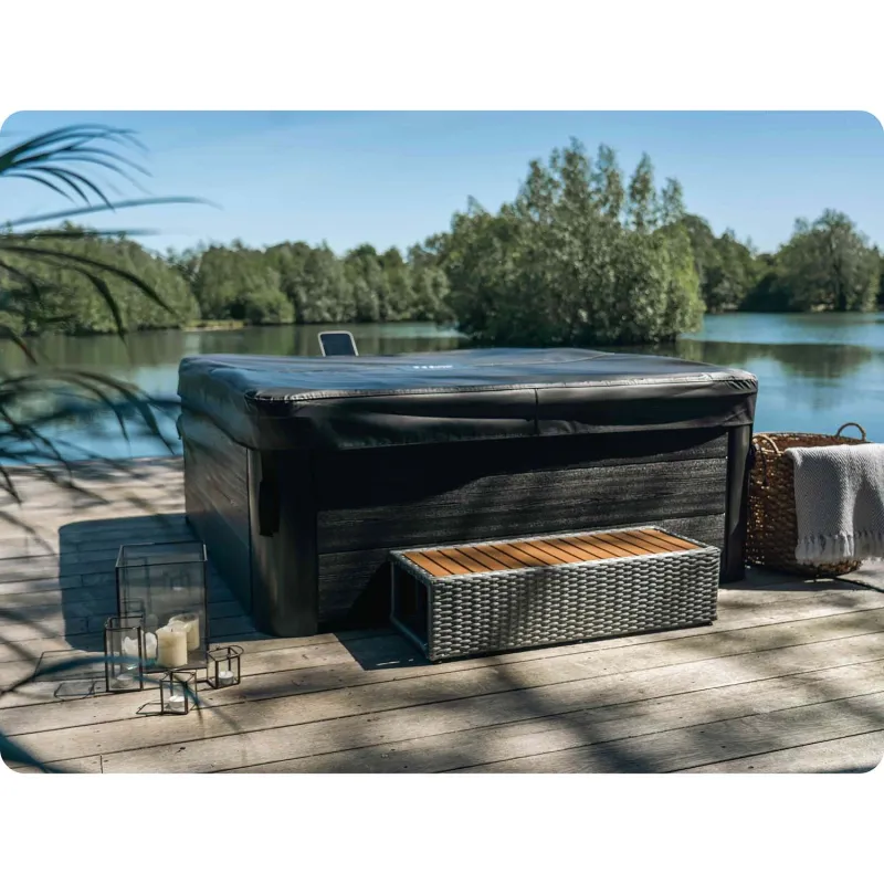 SPA hinchables Oslo para 6 personas, cómodo y fácil de usar en el jardín