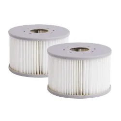 Filtro de repuesto para bomba SPA MSpa HH-LF90 14,15 x 11 x 11 cm 2 uds, accesorios SPA