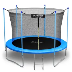 Trampolín de jardín 6ft/183cm con red interior y escalera