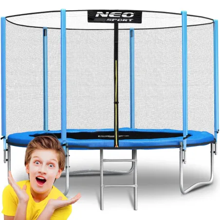Trampolín de Jardín Neo-Sport 6ft con Red de Seguridad y Escalera