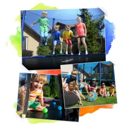 Trampolín de Jardín 6ft perfecto para la diversión al aire libre de los niños