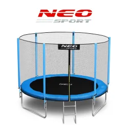 Trampolín de Jardín 6ft con Escalera para Acceso Fácil y Seguro