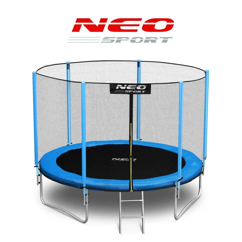 Trampolín de Jardín 6ft con Escalera para Acceso Fácil y Seguro
