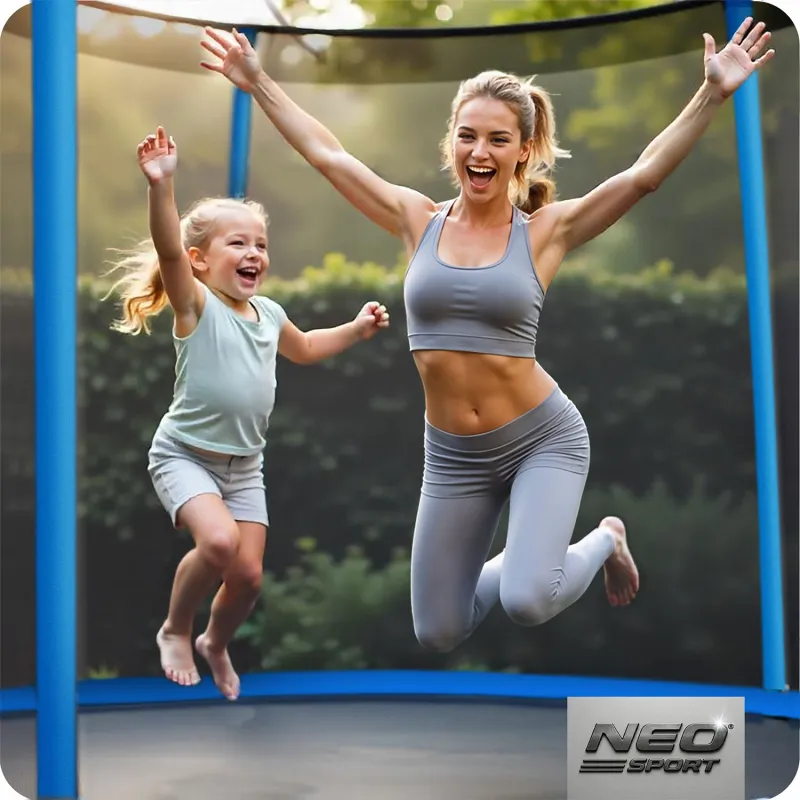 Cama elástica de jardín 10ft, ideal para familias con niños para actividades al aire libre