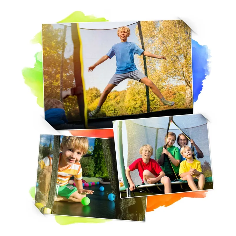 Cama elástica de jardín 10ft, ideal para divertirse en el jardín, adecuada para niños y adultos