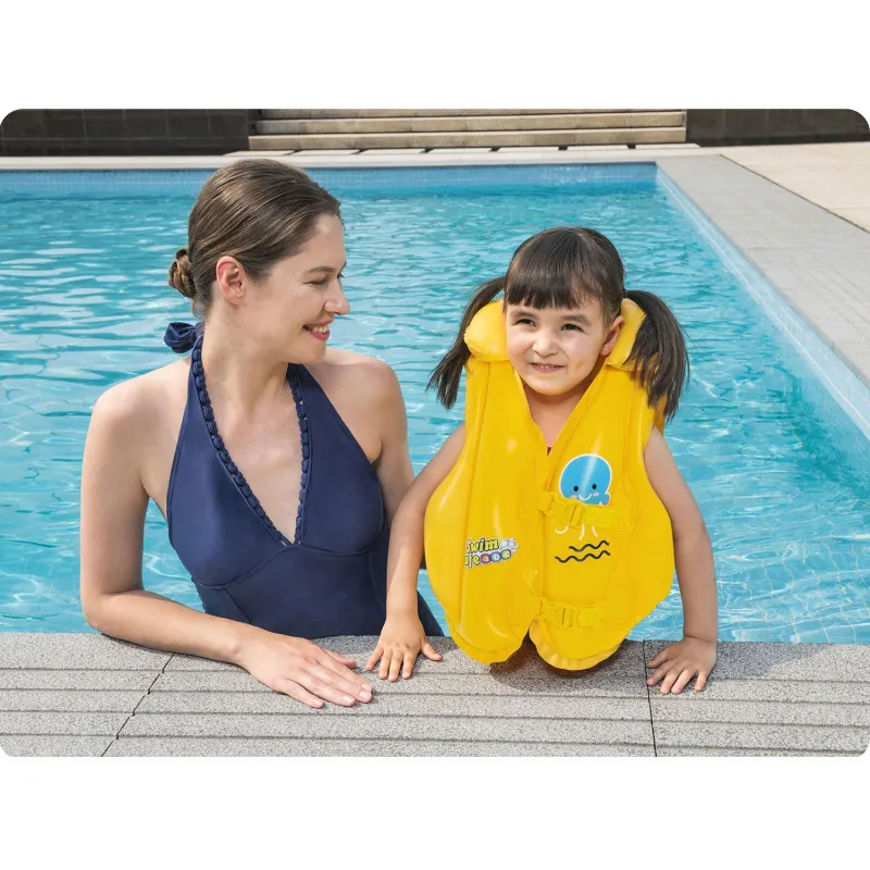 Chaleco salvavidas suave y cómodo, ideal para jugar en el agua, para niños