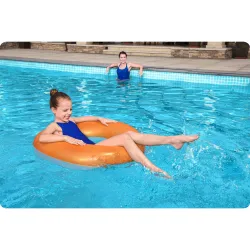 Flotador grande 91 cm, cómodo y seguro para los niños