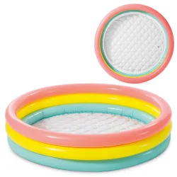 Piscina Hinchable Infantil 3 Colores 114 x 25 cm INTEX 57412