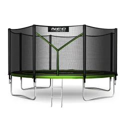 Cama Elástica de Jardín Neo-Sport 12ft/374cm con Red Externa y Escalera