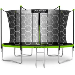 Cama Elástica de Jardín 13ft/404cm con Red Interior y Escalera Neo-Sport