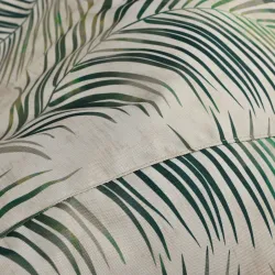 Puff pera Drop XXL blanco, ideal para uso exterior, cómodo y moderno