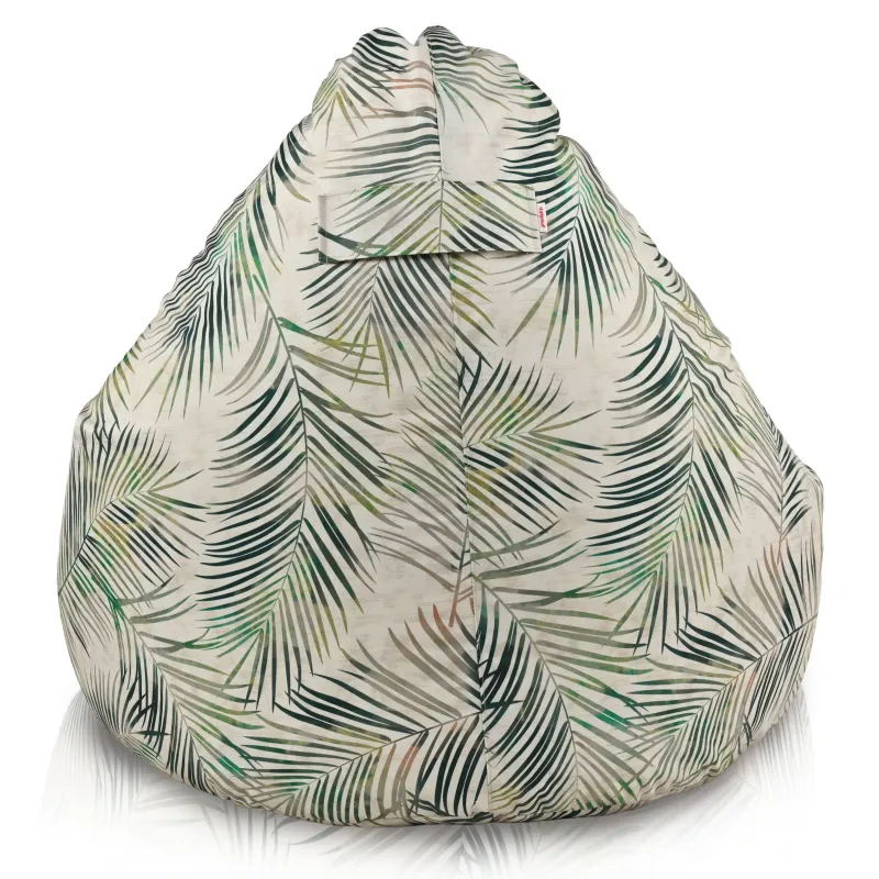 Puff pera Drop XXL impermeable, ideal para uso exterior y en el jardín