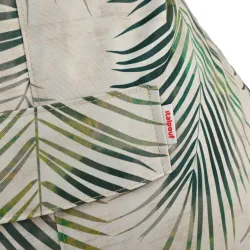 Puff pera Drop XXL impermeable, ideal para relajarse al aire libre y en el jardín