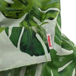 Puff pera Drop XXL impermeable, ideal para relajarse al aire libre y en el jardín