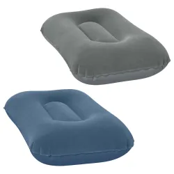 Cojín hinchable de terciopelo 42 x 26 cm Bestway 67121 azul marino