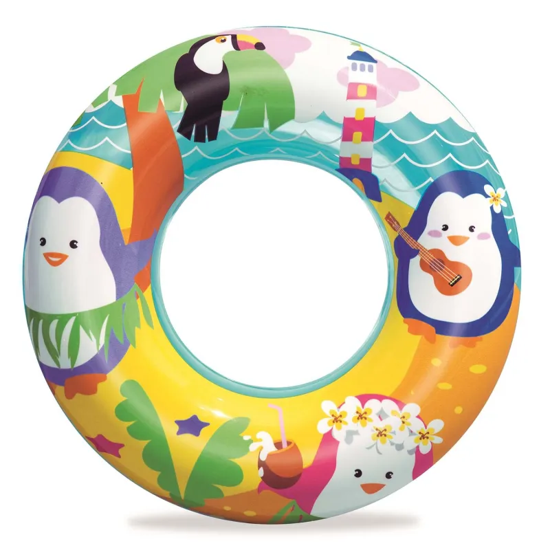 Flotador colorido para niños, ideal para días de playa