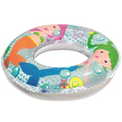 Flotador con diseño de sirena, cómodo y seguro para niños