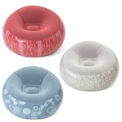 Sillón hinchable puff Bestway 75052 azul