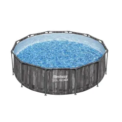 Piscina con estructura 366 x 100 cm, genial para niños, perfecta para días de verano