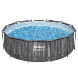 Piscina con estructura azul 366 x 100 cm, Bestway 5614X