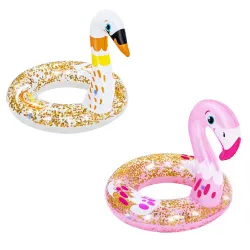 Flotador Bestway 36306 en forma de cisne, diseño vibrante, perfecto para el verano