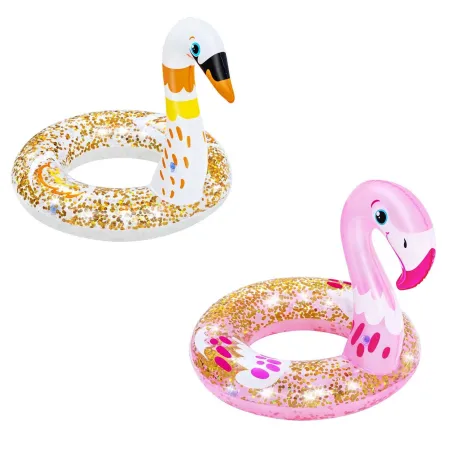 Flotador Bestway 36306 en forma de cisne, diseño vibrante, perfecto para el verano