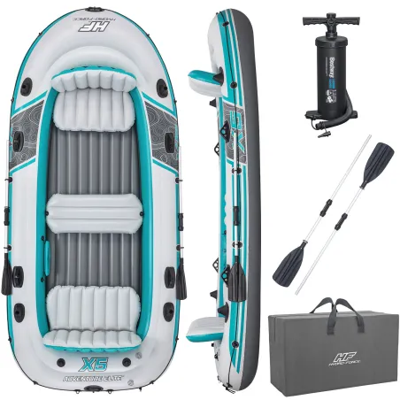 Ponton Hydro-Force Adventure Elite X5 Bestway 65159 de material PVC duradero