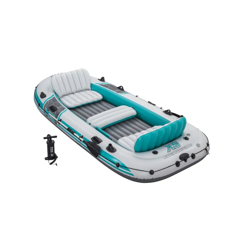 Bote inflable con asas cómodas para mayor seguridad en el agua