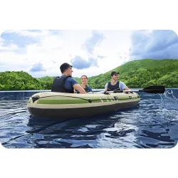 Ponton Voyager X3 294 x 137 cm, perfecto para diversión familiar en el agua