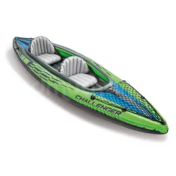 Kayak INTEX 68306, 351 x 76 x 38 cm, de color azul, ideal para pasar tiempo en el agua