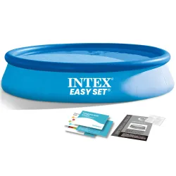 Piscina de jardín con marco 366 x 76 cm INTEX 28130