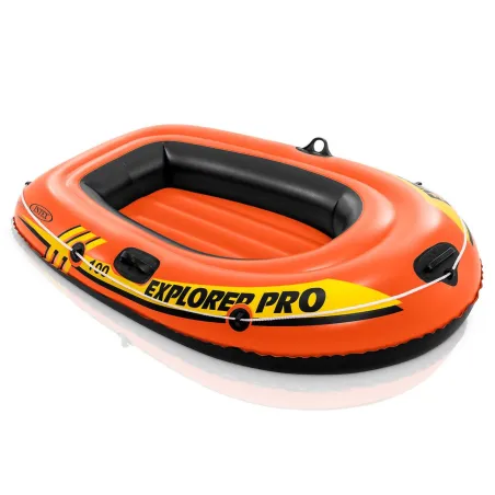 Ponton Explorer PRO 100 160 x 94 x 29 cm, bote inflable duradero para aventuras en el agua
