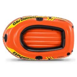 Ponton Explorer PRO 100, amarillo, perfecto para diversión familiar en el agua