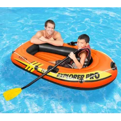 Ponton Explorer PRO 100, moka, ideal para relajarse en el agua en el jardín