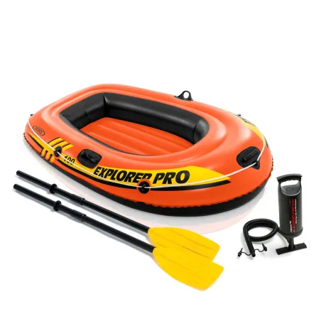 Ponton Explorer Pro 100 3w1 INTEX 58355, bote inflable resistente para actividades acuáticas