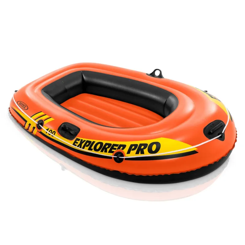Ponton Explorer Pro 100 3w1 INTEX 58355, bote inflable azul para diversión al aire libre